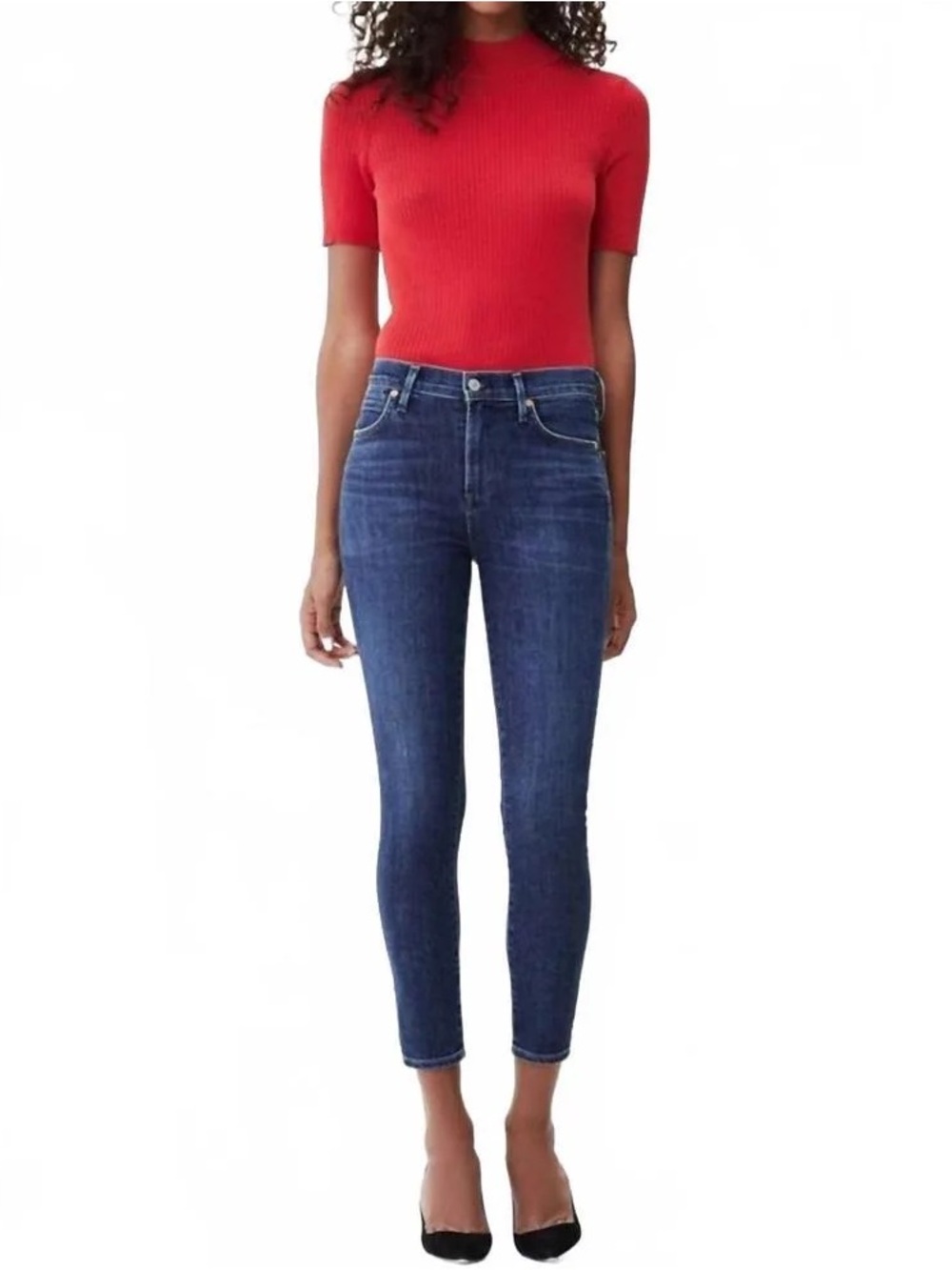 Citizens Of Humanity Rocket Crop High Rise Skinny Jeans